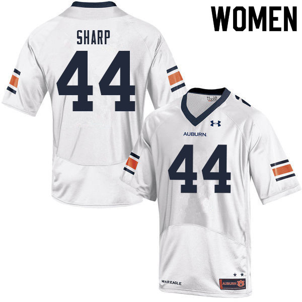 Women's Auburn Tigers #44 Jay Sharp White 2021 College Stitched Football Jersey